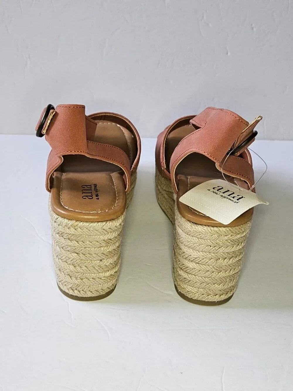 a.n.a  Espadrille Platform Wedge Sandals Women Size 7.5
